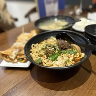 Beef noodle   Beef roll