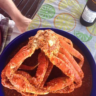 The snow crab legs at 88 boiling are always large succulent and delicious!