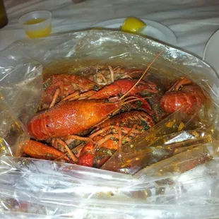 Crawfish are a large sized, 88 special sauce