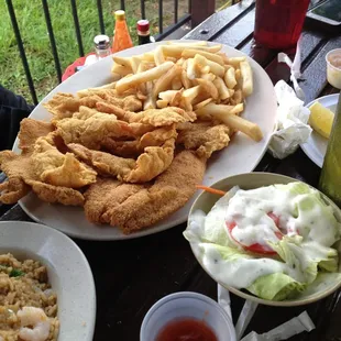 fish and chips, seafood, food, fish