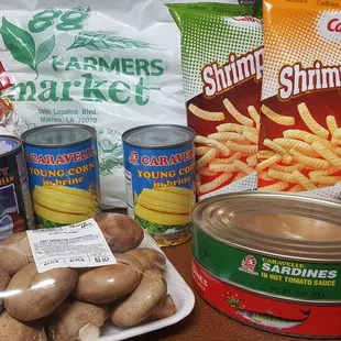 My goodies from my first trip to the market.