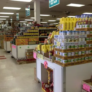 a grocery store with a variety of products