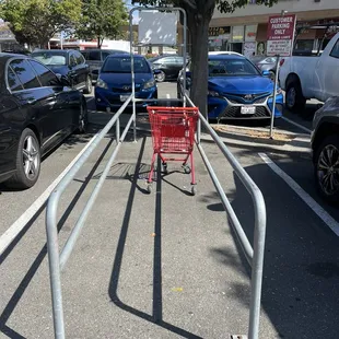 Please return shopping carts here, thank you!