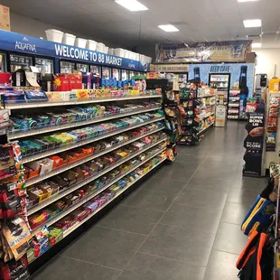 a view of a grocery store