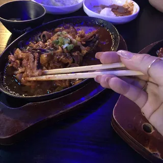 SPICY STIR FRIED BABY OCTOPUS