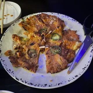 KIMCHI SQUID PANCAKE