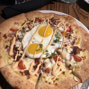 Breakfast Pizza - Brunch Menu