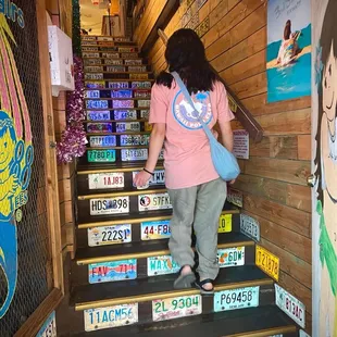 Staircase to the store