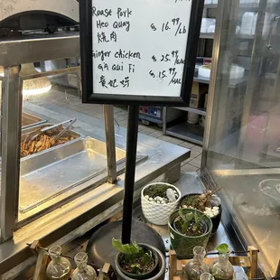 a menu for a restaurant