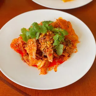 Ox Tongue &amp; Tripe with Roasted Chili Peanut Vinaigrette