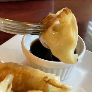 Stir-fry pork dumplings.