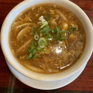 Hot and sour soup! @pearland_foodies