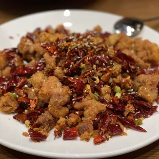 MY FAVORITE! Get the "Boneless Chili Chicken" - so so good! My mouth is watering. Can we get a fried fish version of this?!?