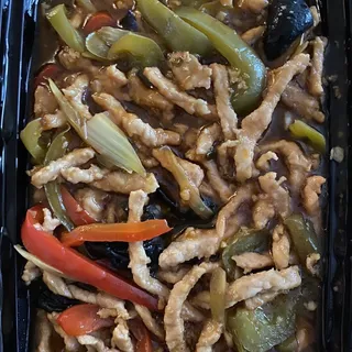 Garlic shredded pork