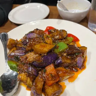 V2. Eggplant with Garlic Sauce