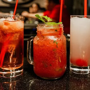 Lychee Highball, Sangria, Calpico Highball