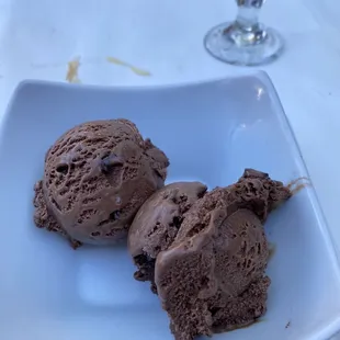 Chocolate gelato
