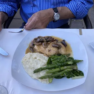 Chicken breast with wild mushrooms and Marsala