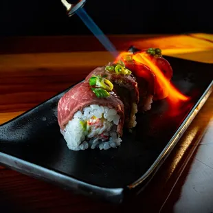 Wagyu Surf and Turf Roll