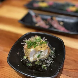 Agedashi tofu was so soft and flavorful