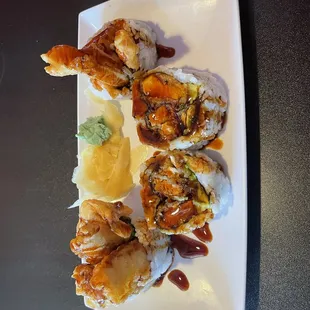 Chicken tempura roll