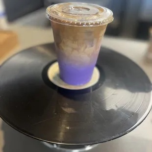 Ube latte