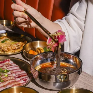 Mul Naengmyeon (cold noodles)