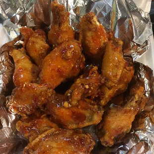 Crazy good Thai chili wings