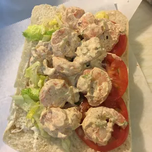 a chicken salad sandwich