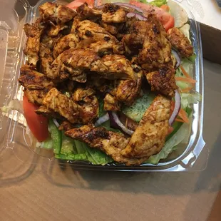 Cajun garden salad