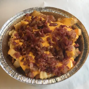 Bacon cheese fries