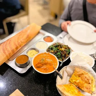 a woman sitting at a table