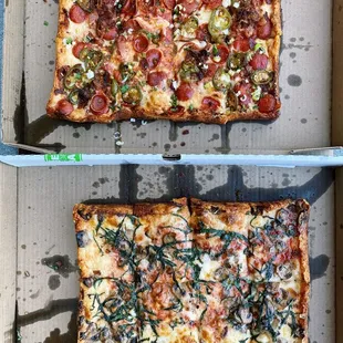 Fun Guy Forno (bottom) // Fire House Special (top)
