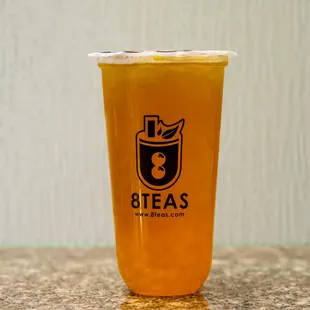 a drink in a plastic cup