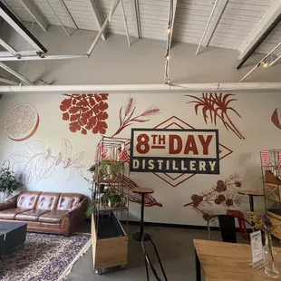 Inside the distillery