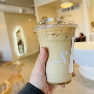 Iced Vanilla Latte