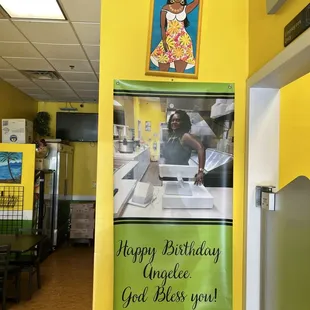  a happy birthday sign