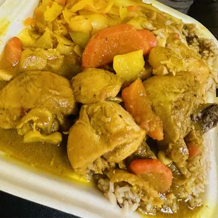 Curry chicken