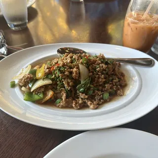 P1. Beef with Holy Basil