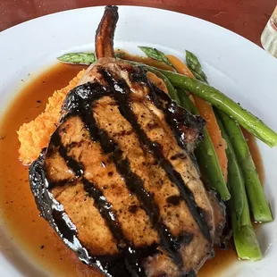 Cider brined pork chop