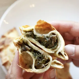 Spinach &amp; Cheese empanada