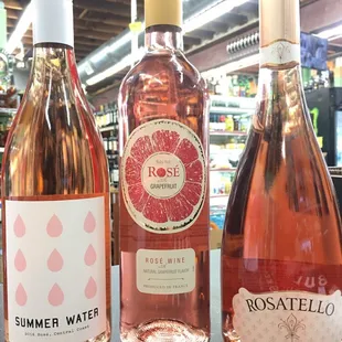 Over 50 brands of rose wines in stock