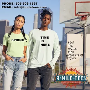 Spring Time Is Here!