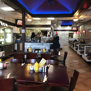 interior, sushi and sashimi