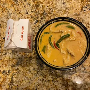 Chicken Penang currry