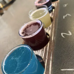 A flight of Sours and a dark one for my night cap!!!