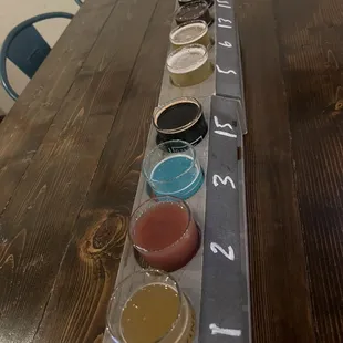 Couple of flights of Deliciousness.