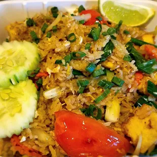 Great for takeout/delivery too...huge portion of fried rice!