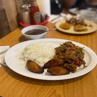 a plate of food on a table