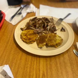 a plate of food on a table